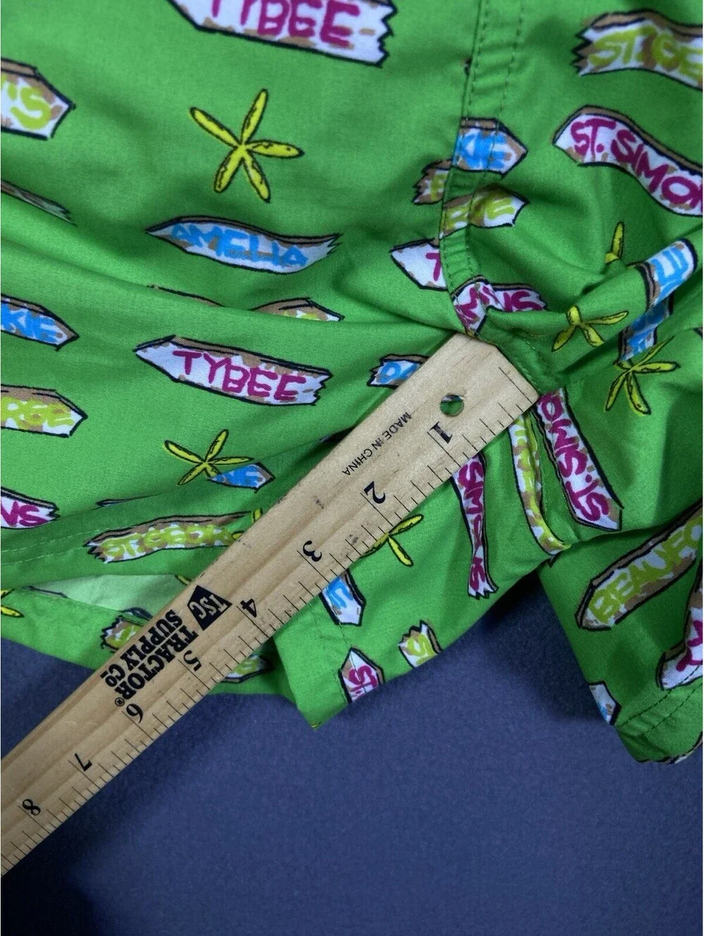 Southern Proper Men's Lined Swim Trucks M 30-32 Georgia Islands Tybee St. Simons